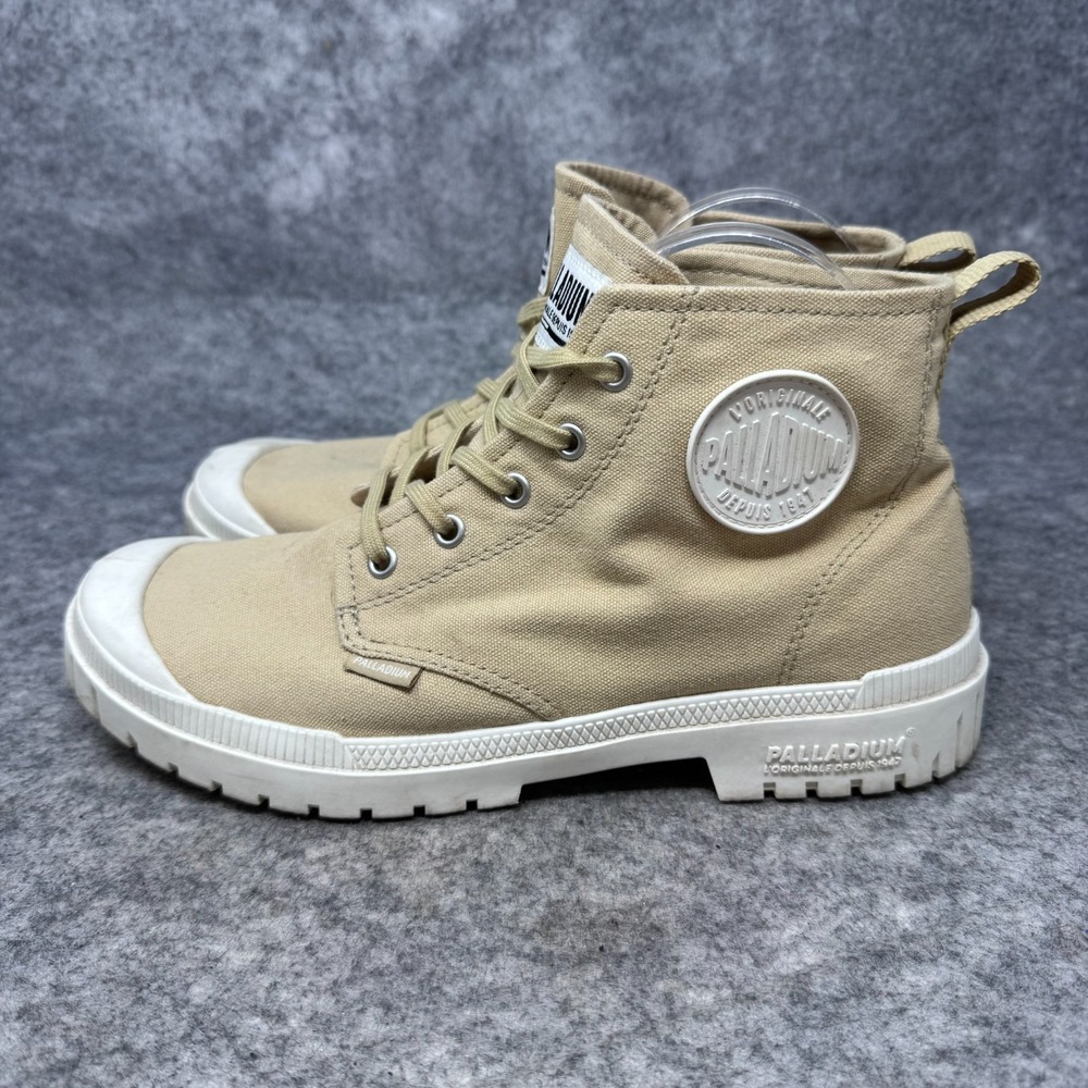 Palladium Pampa SP20 Hi CVS Warm Sand Mens Size 7.5 Canvas Boots 76838 271‎